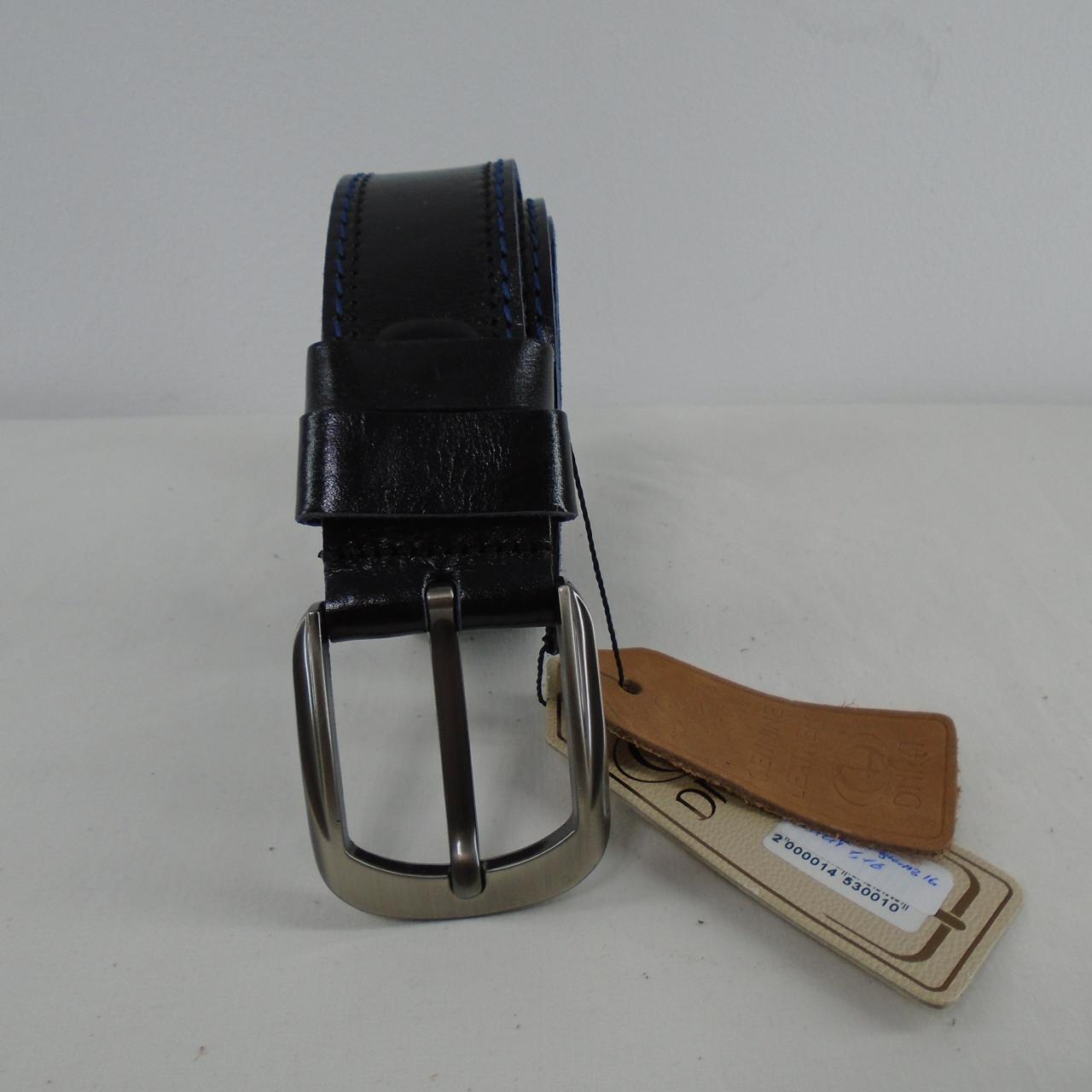 Cinturón de hombre DNKA. Azul oscuro. SG. Nuevo con las etiquetas