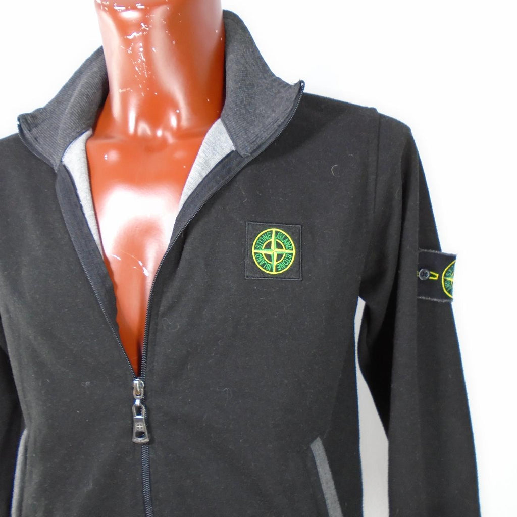 Men's Track Jacket Stone Island. Black. S. Used. Good