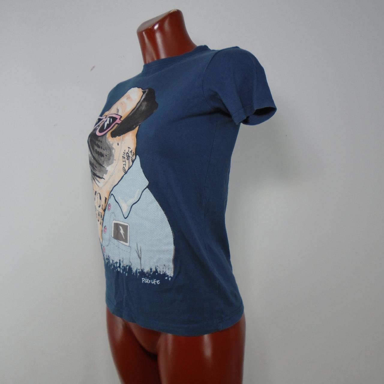 Camiseta Mujer Primark. Azul oscuro. XS. Usado. Bien