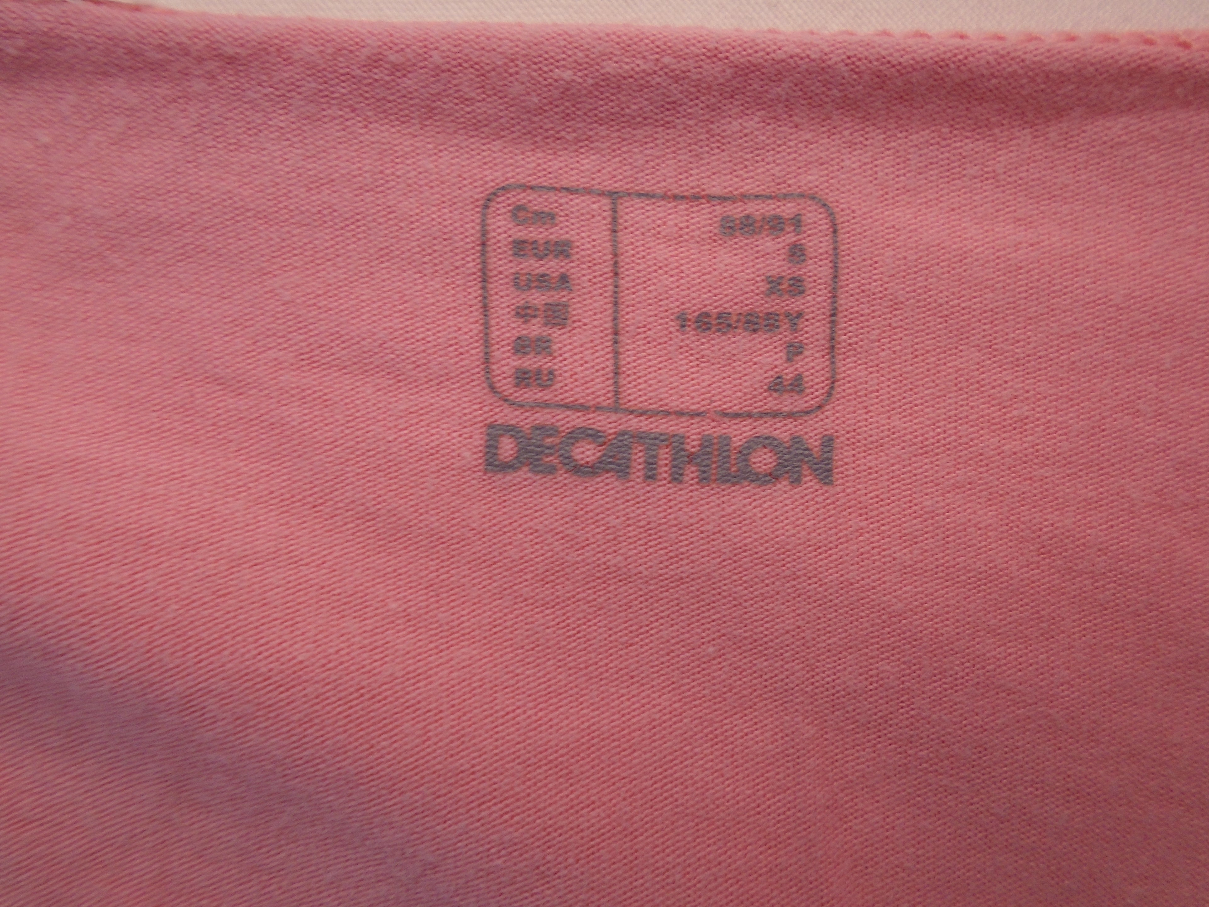 Women's T-Shirt Decathlon. Pink. S. Used. Very good condition