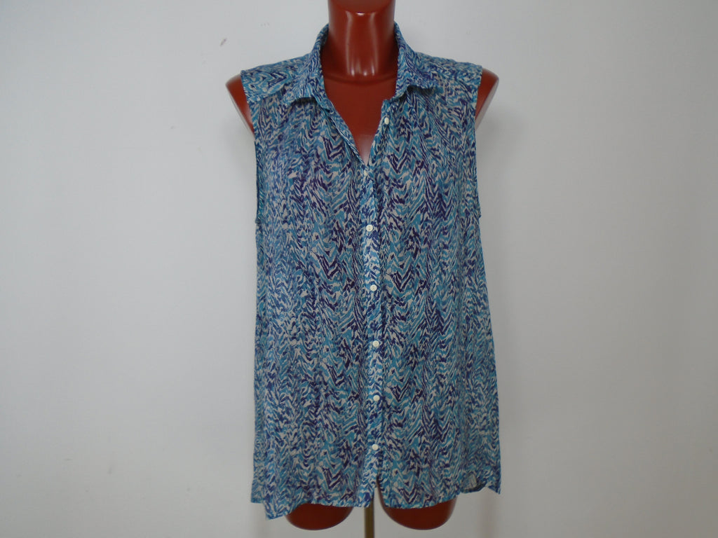 Women's Blouse H&M. Dark blue. XXL. Used. Very good condition