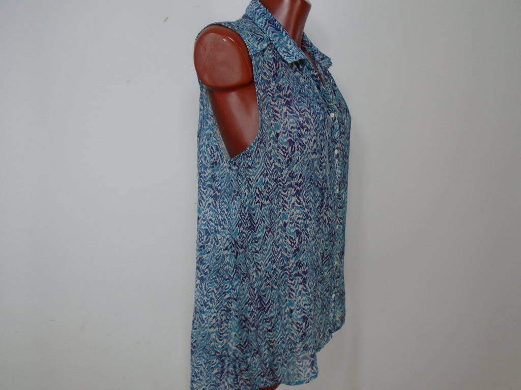 Women's Blouse H&M. Dark blue. XXL. Used. Very good condition