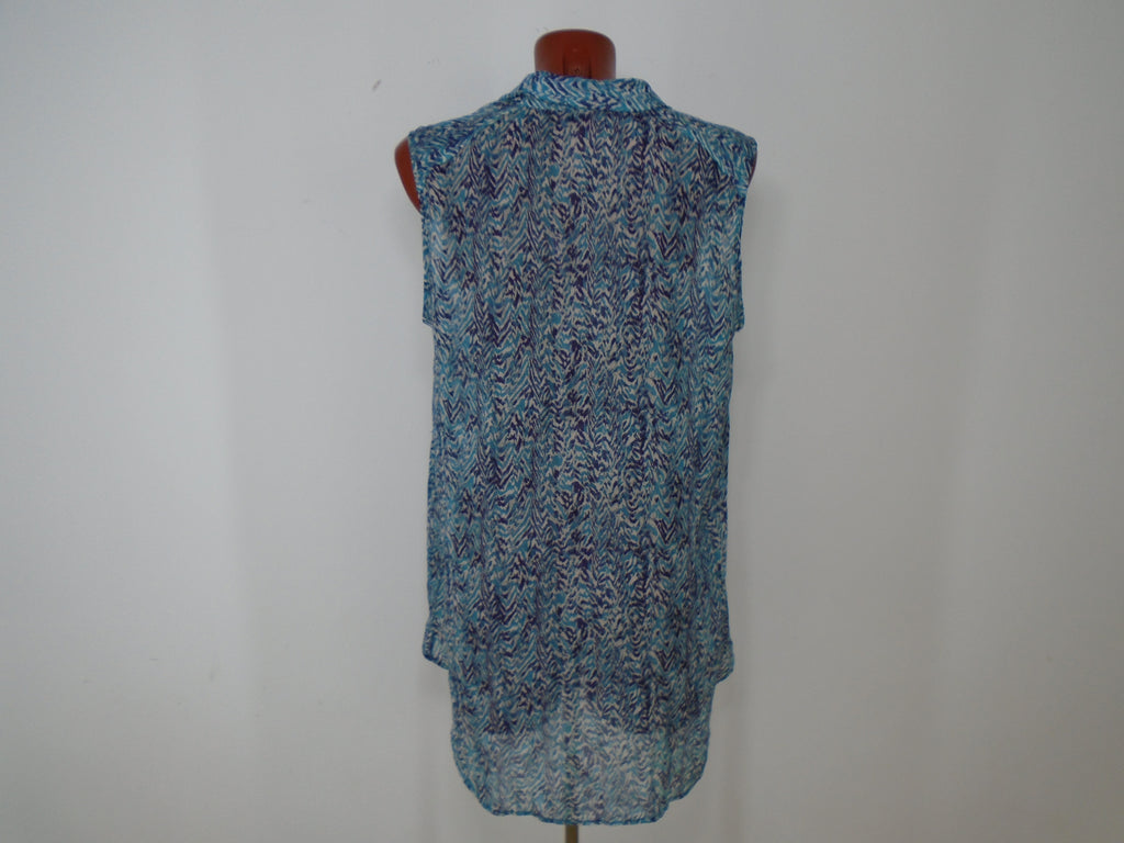 Women's Blouse H&M. Dark blue. XXL. Used. Very good condition