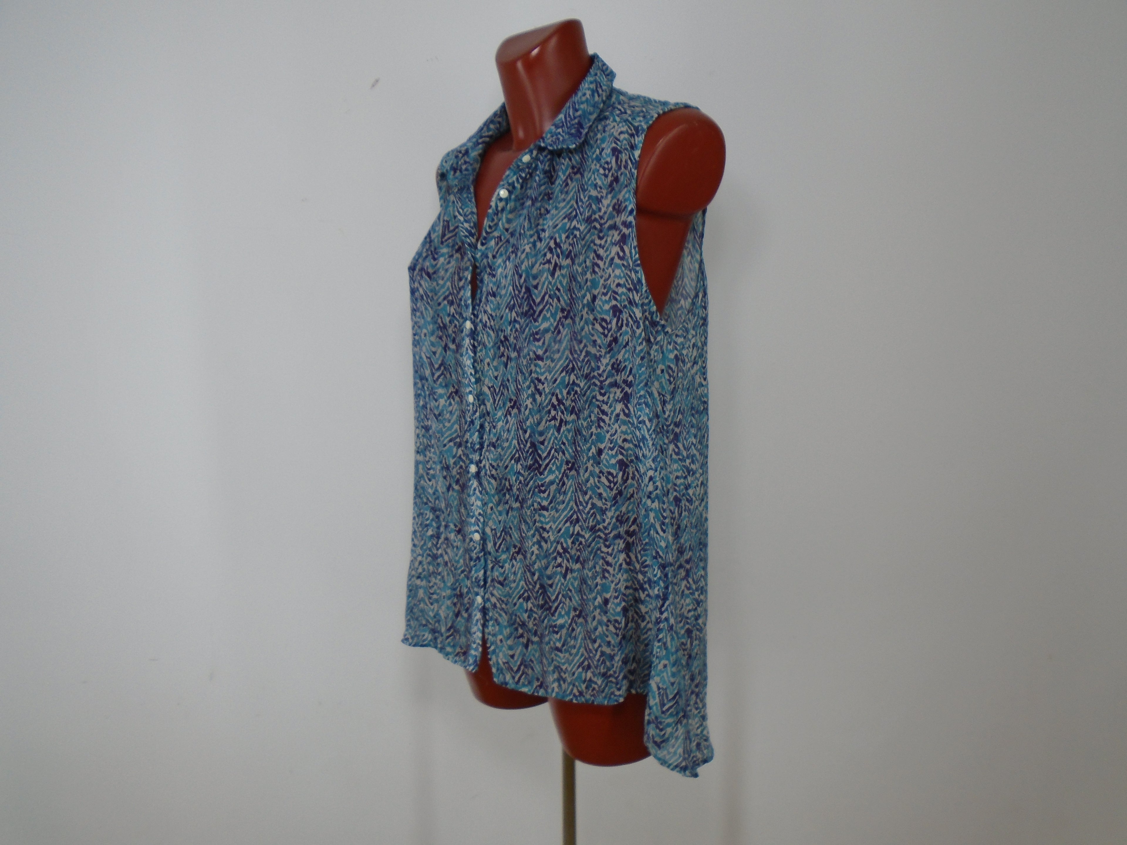 Women's Blouse H&M. Dark blue. XXL. Used. Very good condition