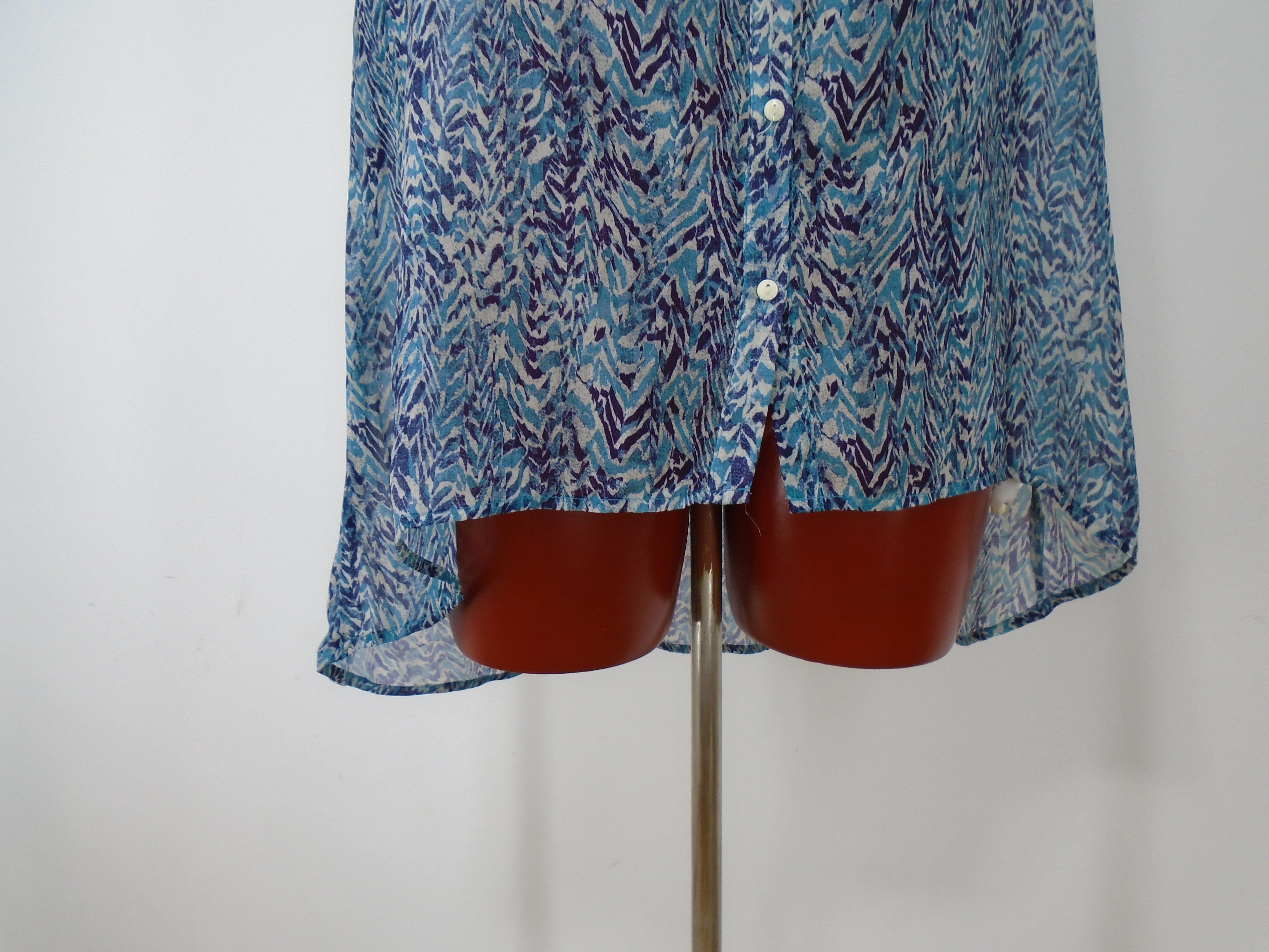 Women's Blouse H&M. Dark blue. XXL. Used. Very good condition