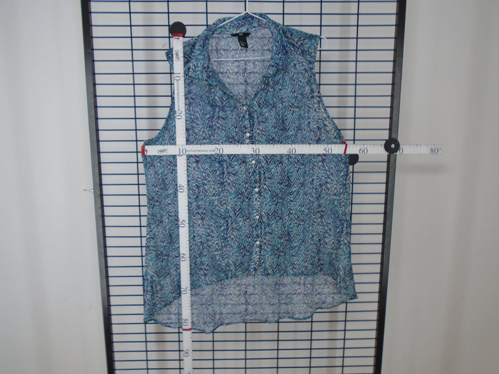 Women's Blouse H&M. Dark blue. XXL. Used. Very good condition