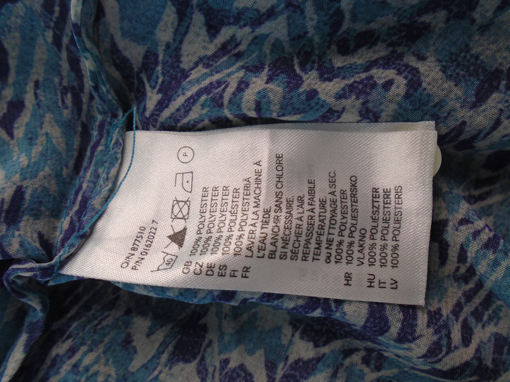 Women's Blouse H&M. Dark blue. XXL. Used. Very good condition