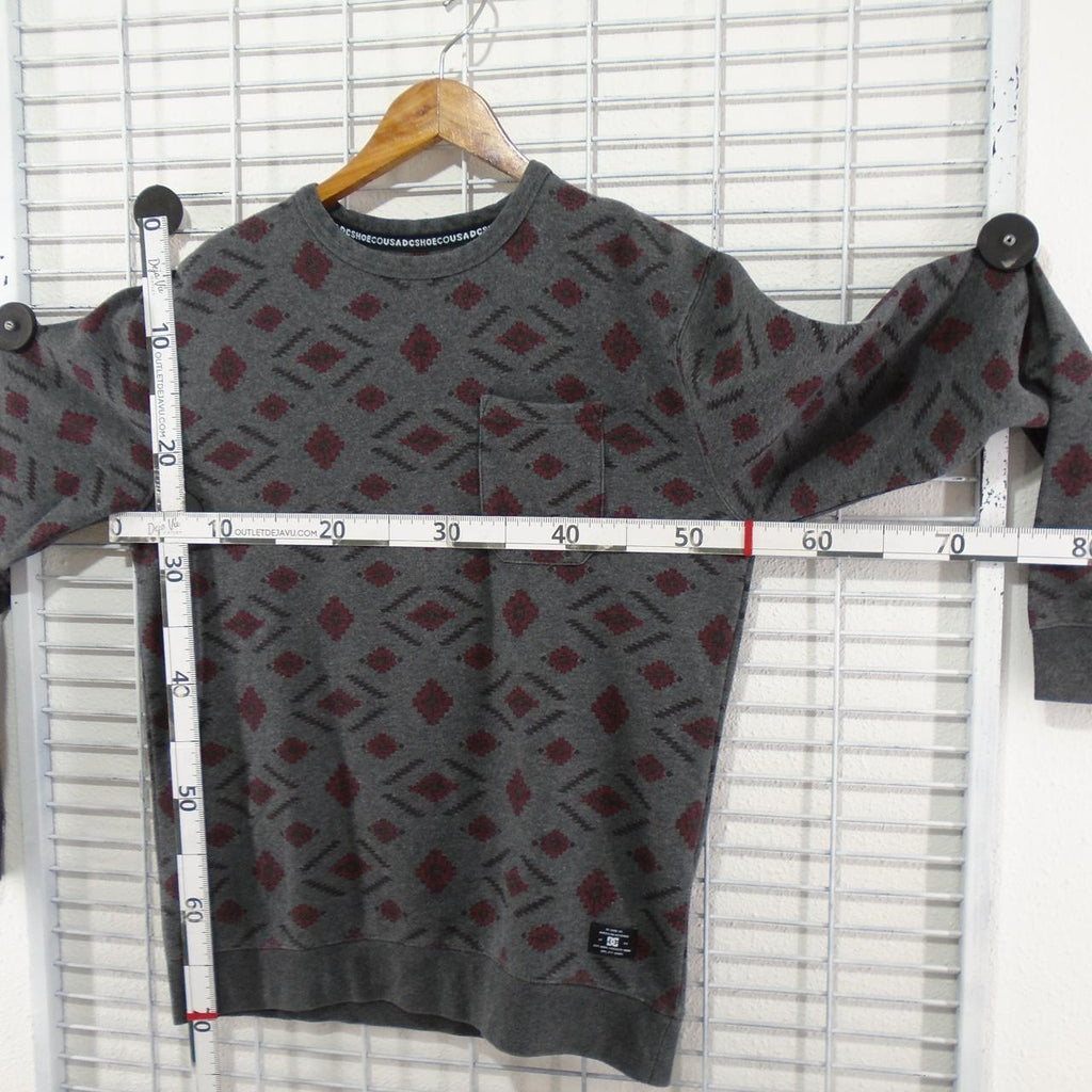 Men's Sweatshirt DC Shoes. Grey. M. Used. Good