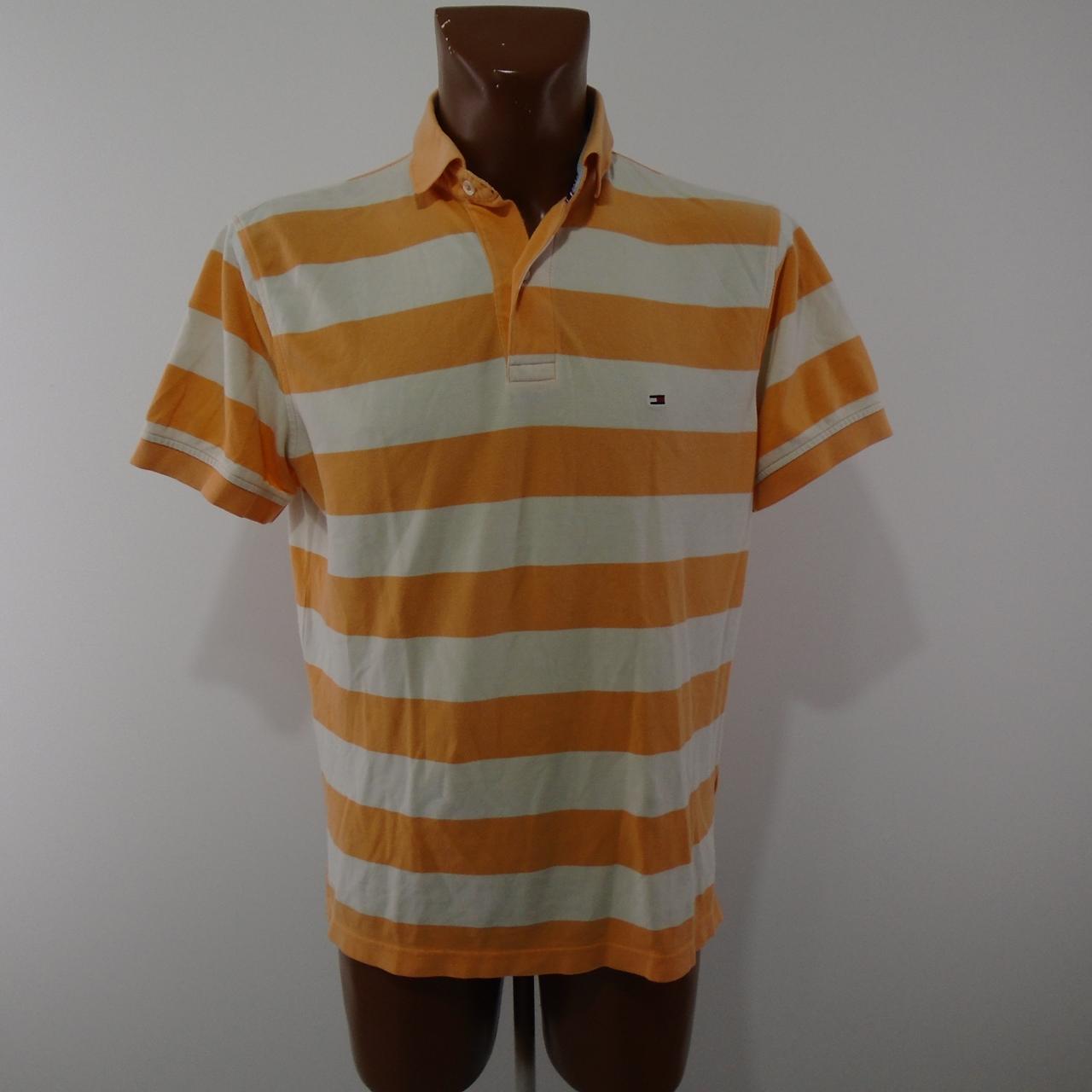 Men's Polo Tommy Hilfiger. Orange. M. Used. Very good