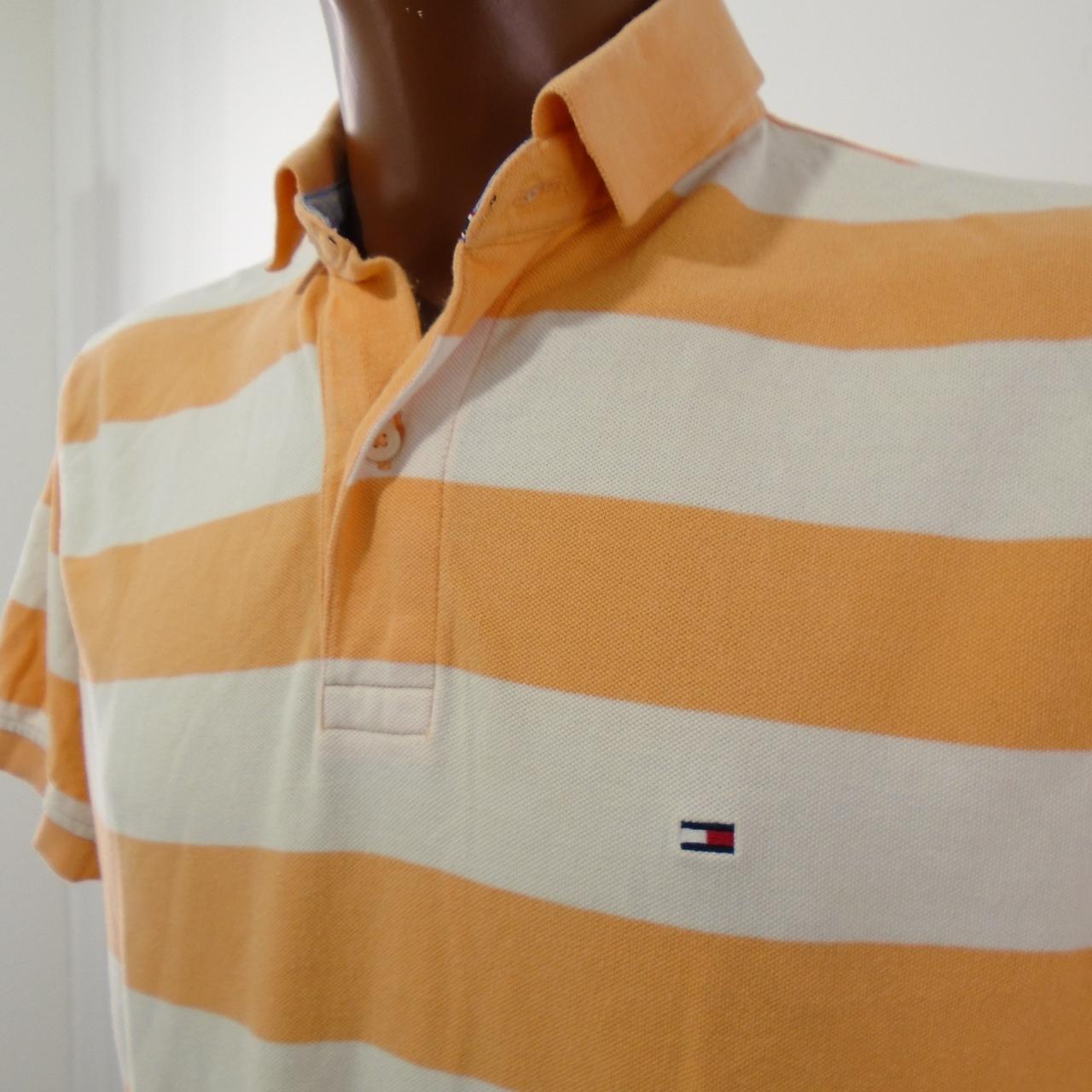 Tommy hilfiger outlet orange polo shirt