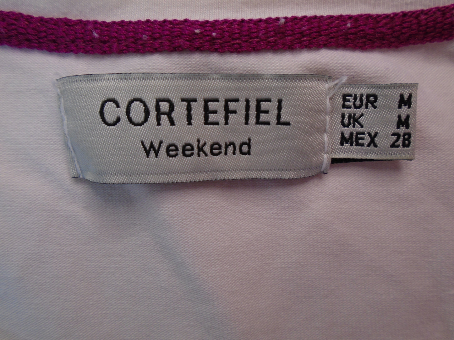 Women's T-Shirt Cortefiel. White. M. Used. Good condition