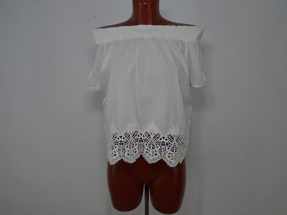 Women's T-Shirt H&M. White. XS. Used. Very good condition