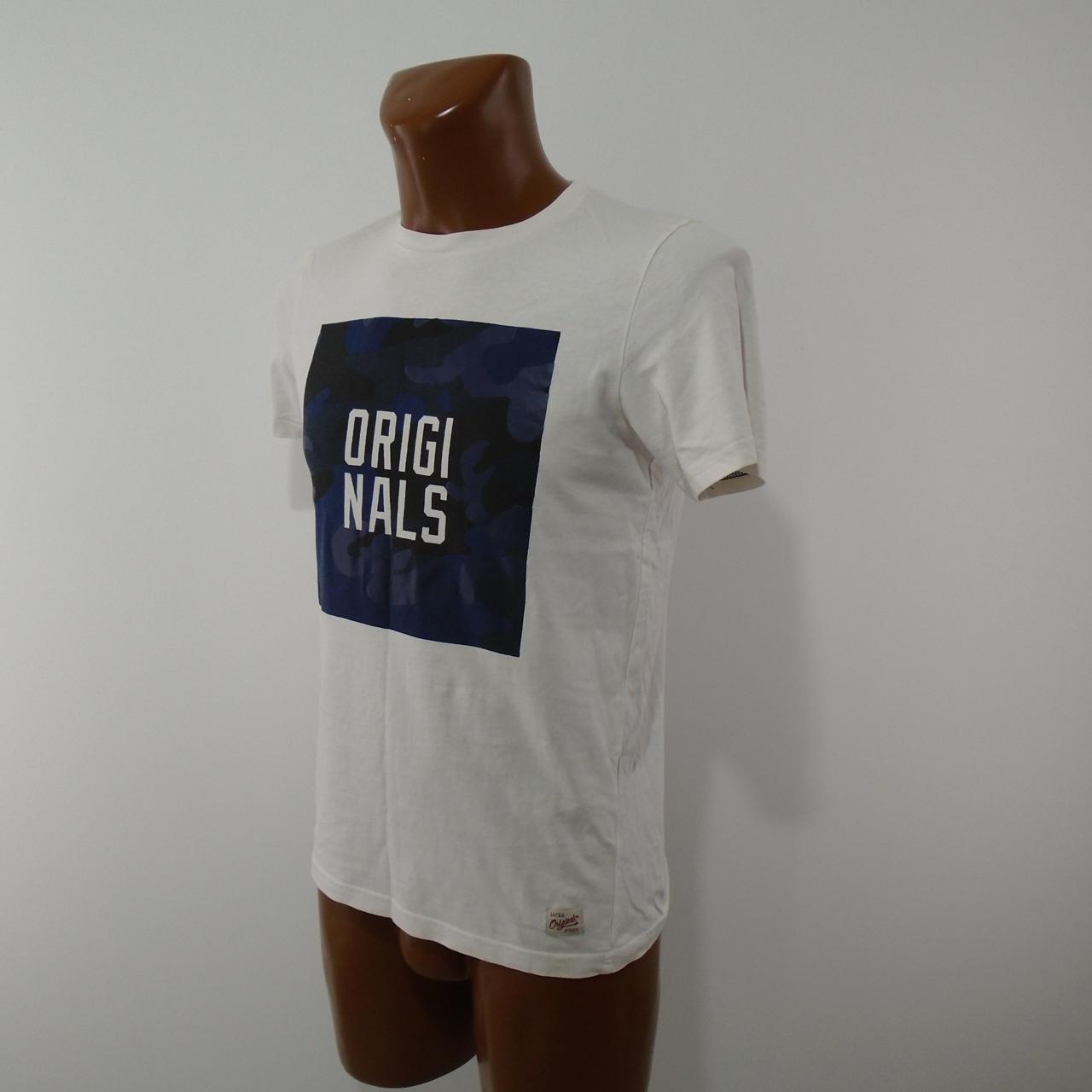 Men's T-Shirt Jack & Jones. White. S. Used. Good