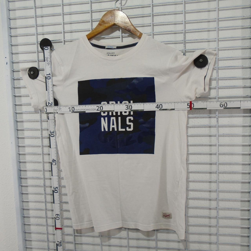 Men's T-Shirt Jack & Jones. White. S. Used. Good