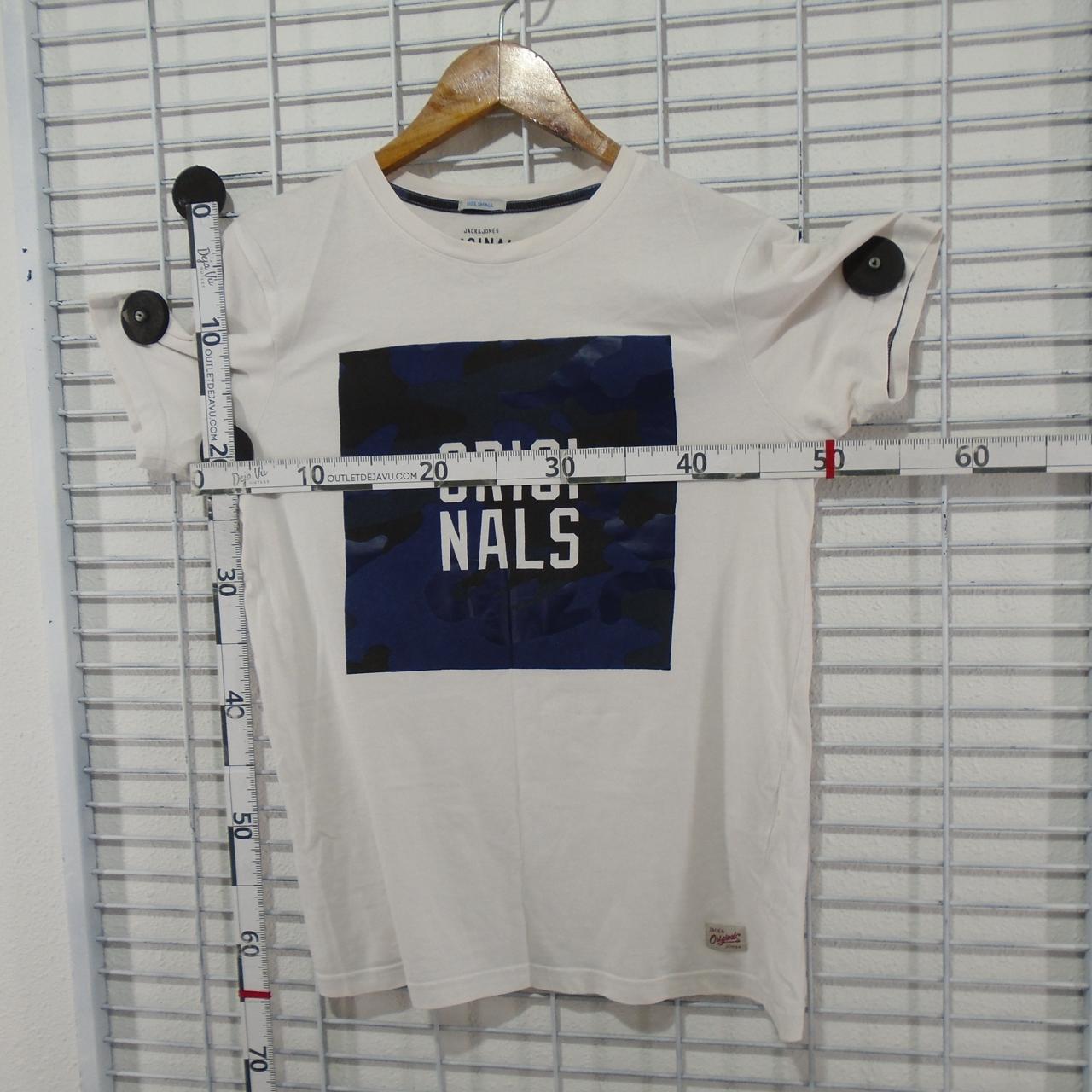 Men's T-Shirt Jack & Jones. White. S. Used. Good