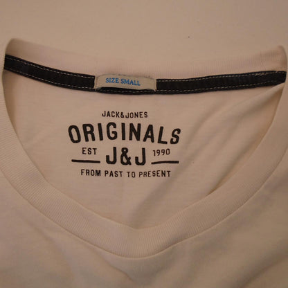 Camiseta de hombre Jack &amp; Jones. Blanco. S. Usado. Bien