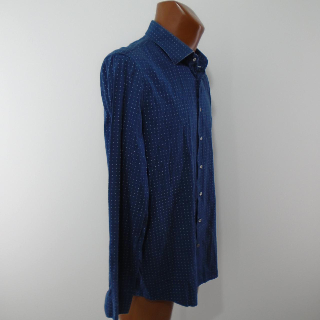 Men's Shirt Calvin Klein. Dark blue. M. Used. Good