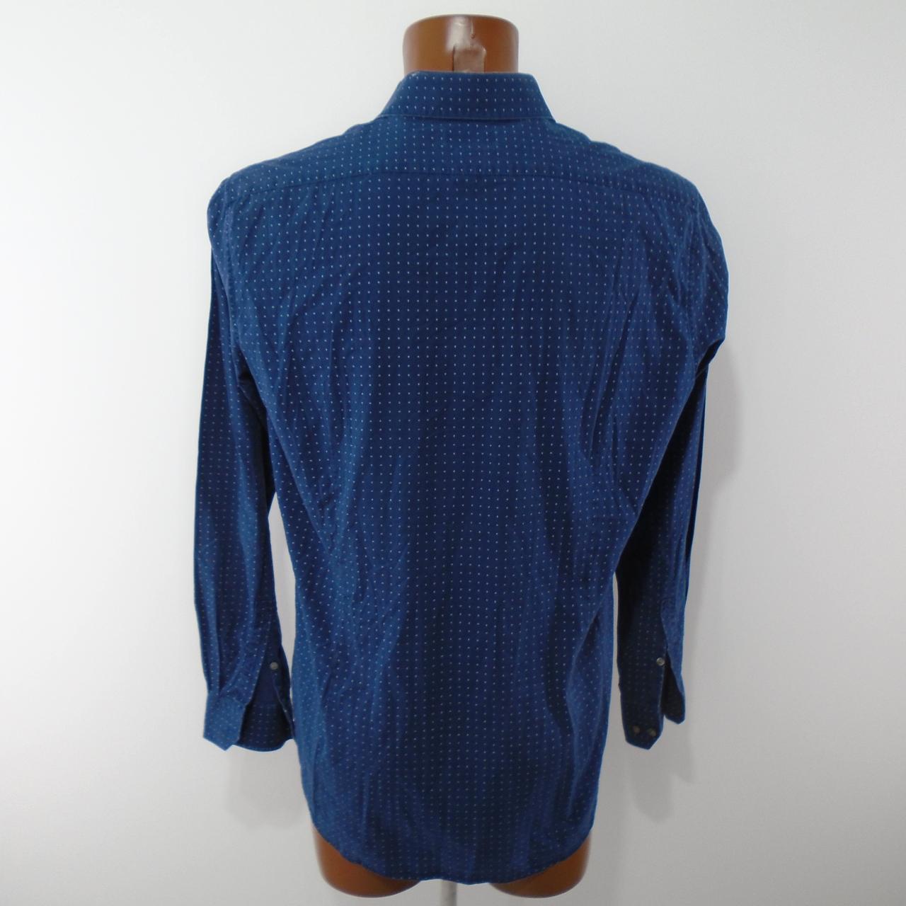 Men's Shirt Calvin Klein. Dark blue. M. Used. Good