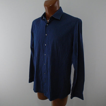 Men's Shirt Calvin Klein. Dark blue. M. Used. Good