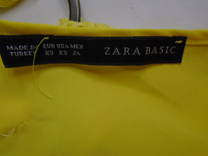 Damenunterhemd Zara. Gelb. XS. Gebraucht. Sehr guter Zustand