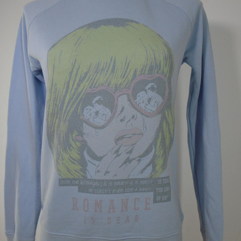 Women's Sweatshirt Karssen. Blue. XS. Used. Good