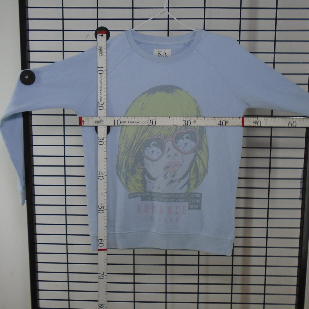 Women's Sweatshirt Karssen. Blue. XS. Used. Good