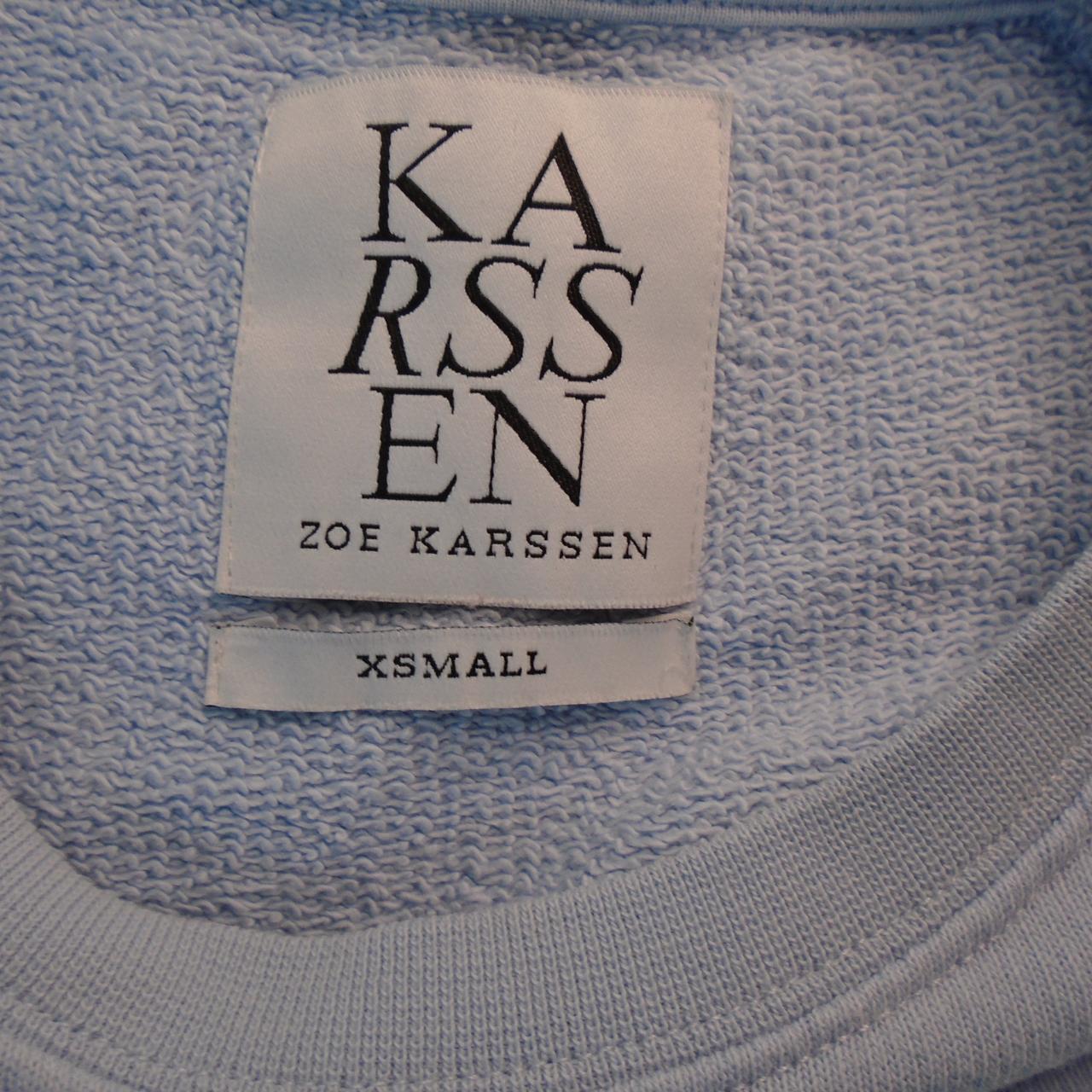 Women's Sweatshirt Karssen. Blue. XS. Used. Good