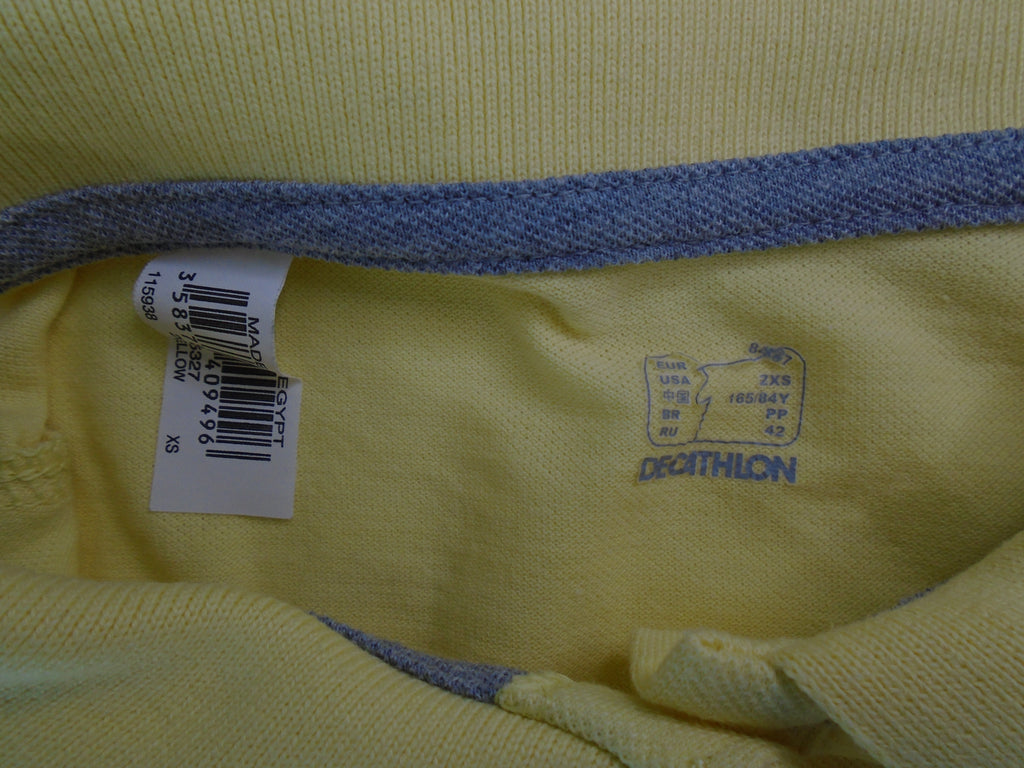 Camiseta Mujer Decathlon. Amarillo. XS. nuevo sin etiquetas