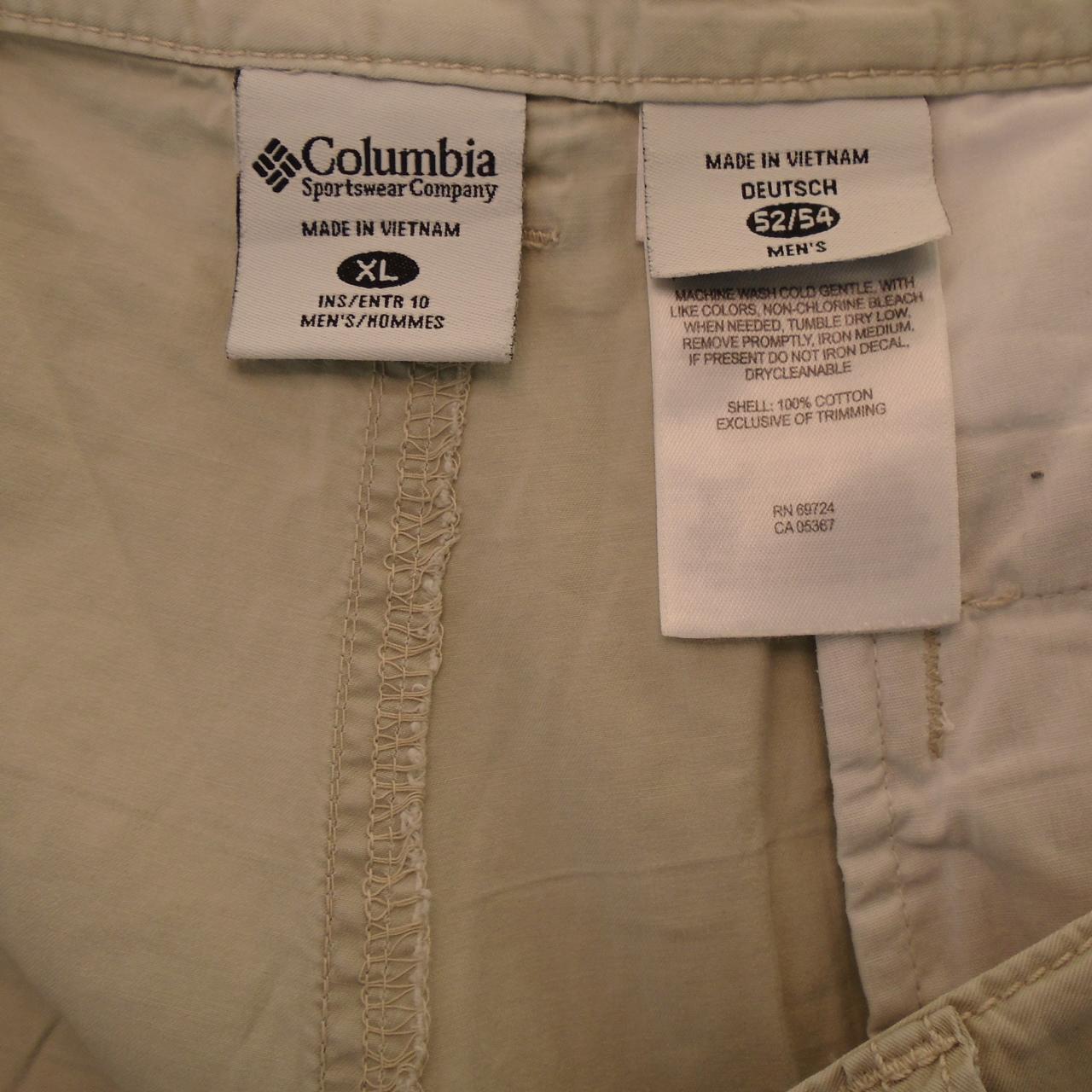 Men's Shorts Calumbia. Beige. XL. Used. Good