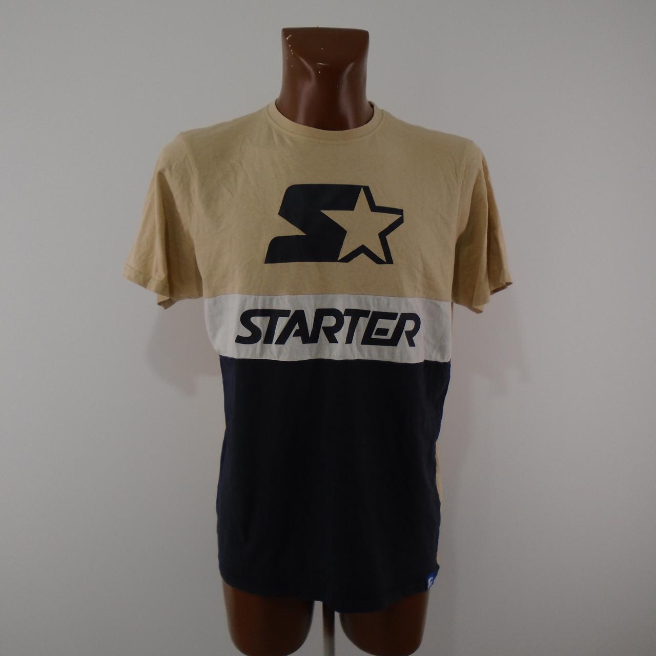 Men's T-Shirt Starter. Multicolor. L. Used. Good