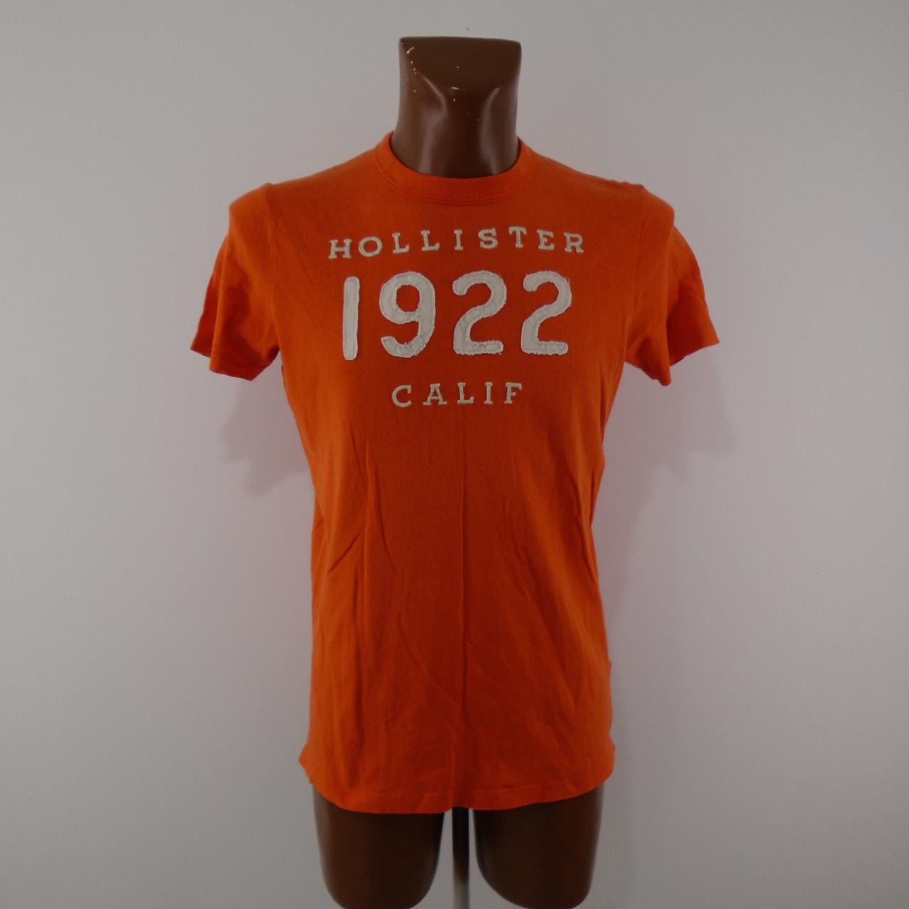 T-shirt homme Hollister.  Orange.  M. Utilisé.  Bien
