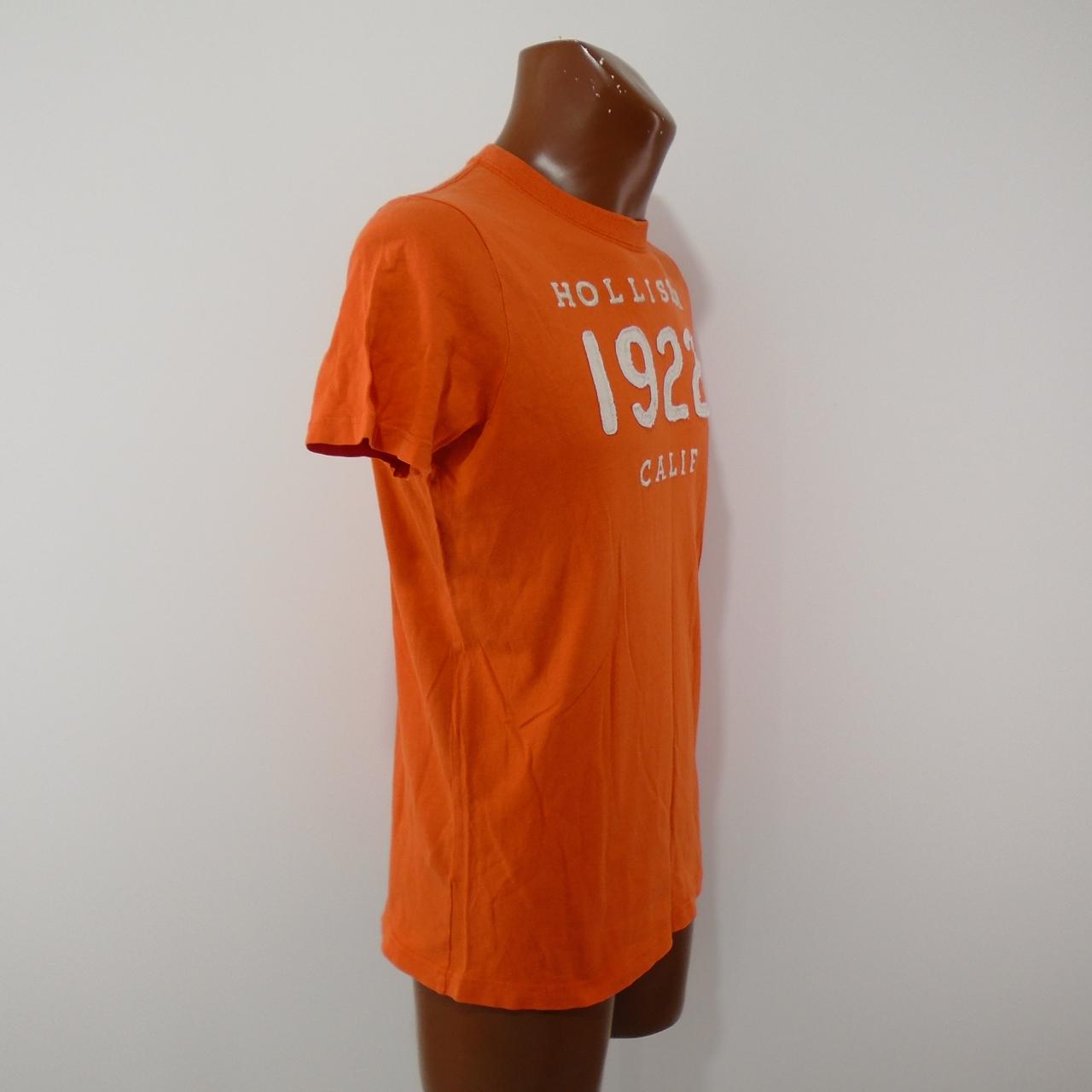 T-shirt homme Hollister.  Orange.  M. Utilisé.  Bien