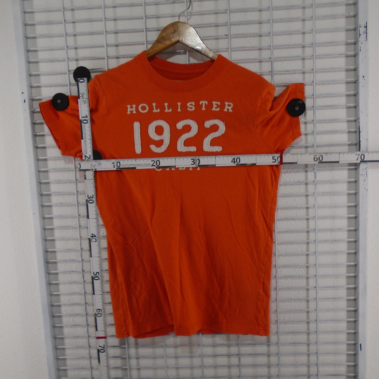 Herren-T-Shirt Hollister.  Orange.  M. gebraucht.  Gut