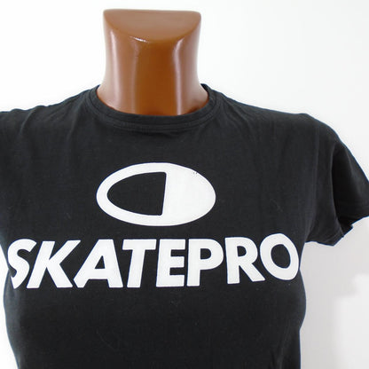 T-shirt femme Skatepro. Le noir. XS. Utilisé. Bien