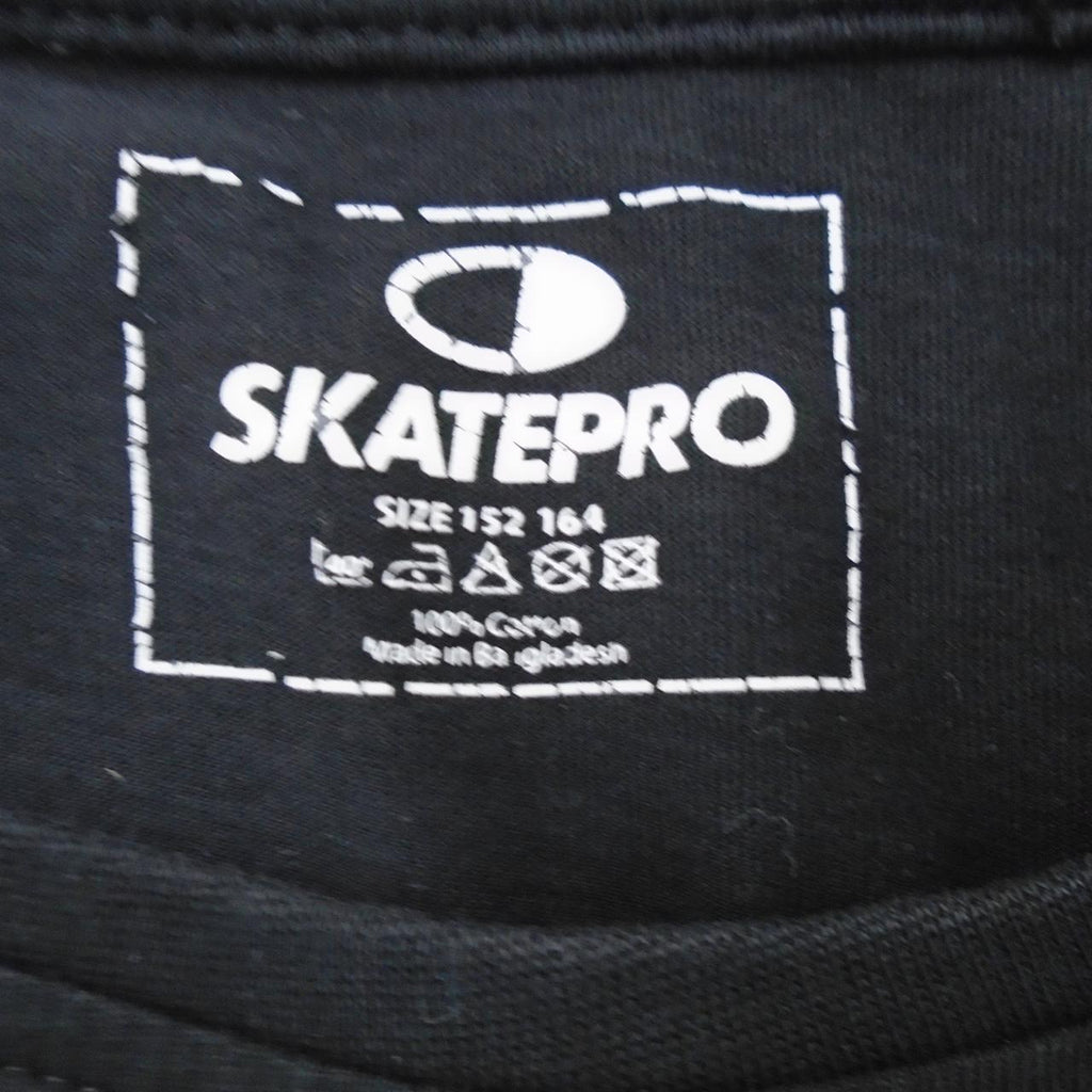 Camiseta Mujer Skatepro. Negro. XS. Usó. Bien