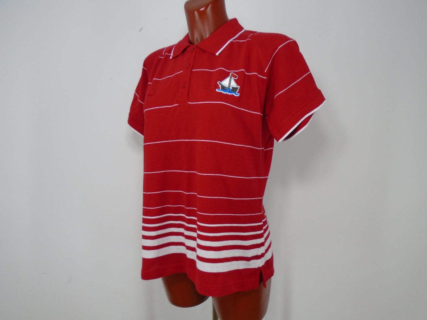 Damen-Poloshirt Unbekannte Marke. Rot. XL. Gebraucht. Sehr guter Zustand
