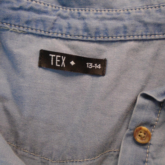 Women's Shirt TEX. Blue. XS. Used. Good