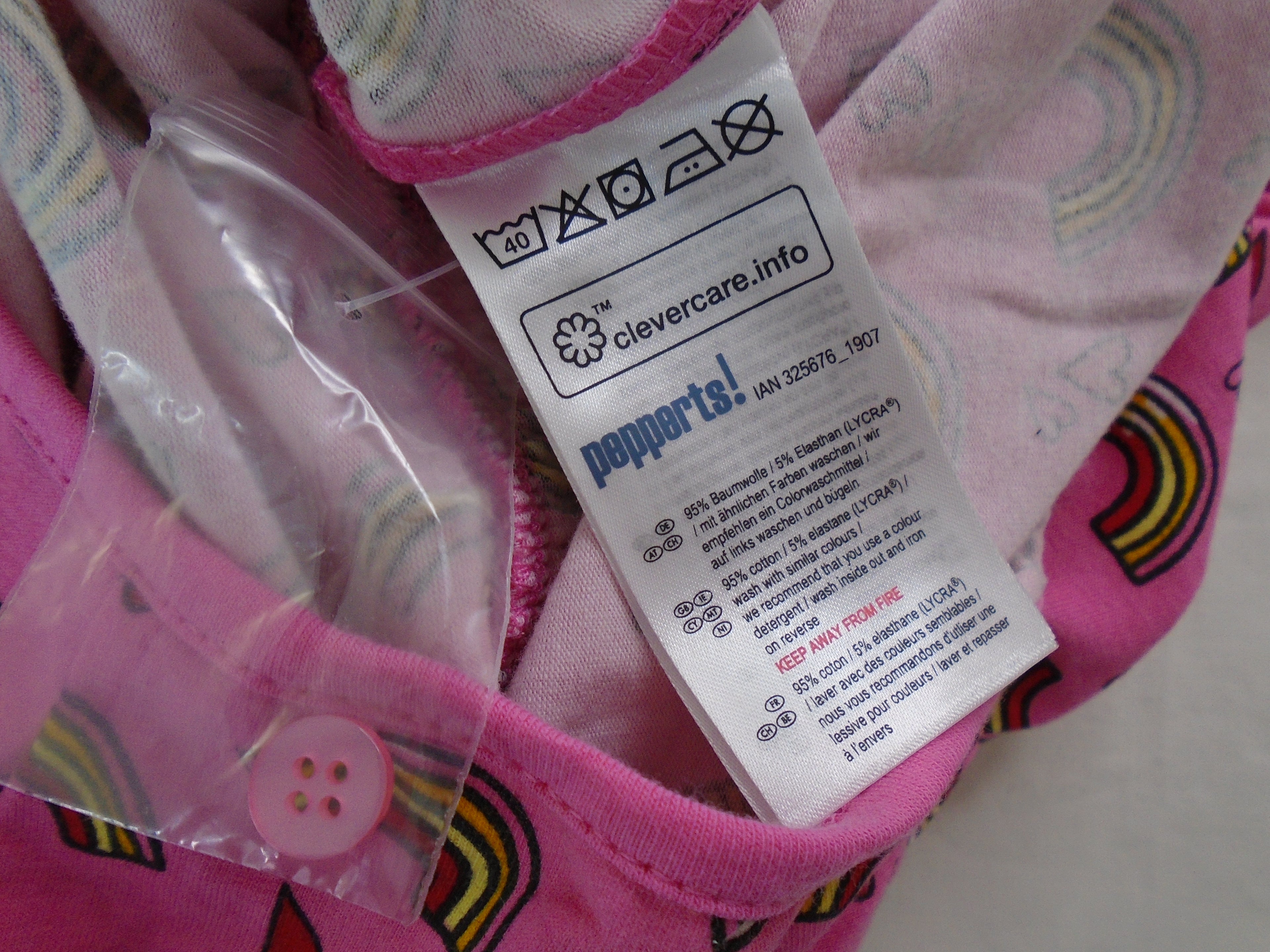 Women's One-Piece Shorts Pepperts. Pink. XS. New with tags